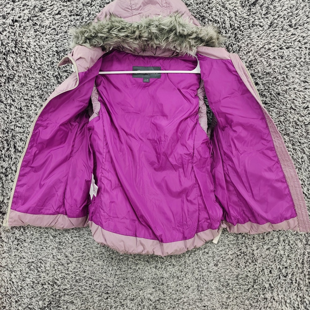 Eddie Bauer Womens Gorpcore Quilted Outdoor Down Puffer Vest M Lavender Hood - Picture 4 of 16